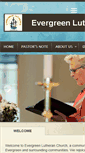 Mobile Screenshot of evergreenlutheran.org